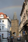20130820 Prag Pulverturm Regenbogen